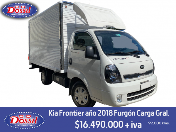  Camioneta Kia Frontier  . , Año  , Furgón Carga General, Sin Puerta Lateral $ . .    IVA